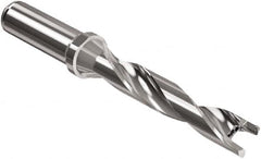 Seco - Crownloc Plus Series, 19 Head Connection, 5xD, 20mm Shank Diam, Drill Body - 132mm Body to Flange Length, SD405 Toolholder, 19mm Nose Diam, 113mm Flute Length - Benchmark Tooling