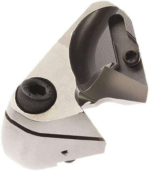 Seco - Series Crownloc Plus, 13mm ID, 40mm Overall Diam, 20mm OAL Drilling Chamfer Ring - VCGX090202 Insert, 45° Chamfer, 2 Inserts - Benchmark Tooling