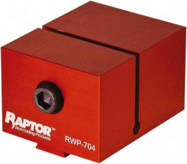 Raptor Workholding - 3/4" Jaw Width, 1.82" High x 2.35" Long x 2.95" Wide Dovetail Vise - For Use with 4 & 5 Axis Workholding Systems - Benchmark Tooling