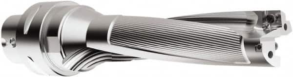 Seco - 100mm Max Drill Depth, 4xD, 25mm Diam, Indexable Insert Drill - 2 Inserts, C5 Modular Connection Shank - Benchmark Tooling