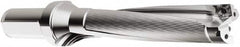 Seco - 3-3/4" Max Drill Depth, 5xD, 3/4" Diam, Indexable Insert Drill - 2 Inserts, 1" Shank Diam, Straight Shank - Benchmark Tooling