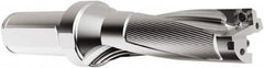 Seco - 125mm Max Drill Depth, 3xD, 41.5mm Diam, Indexable Insert Drill - 2 Inserts, 40mm Shank Diam, Straight Shank - Benchmark Tooling