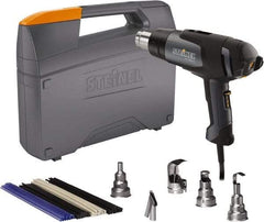 Steinel - 120 to 1,100°F Heat Setting, 4 to 13 CFM Air Flow, Heat Gun Kit - 120 Volts, 13.2 Amps, 1,500 Watts, 6' Cord Length - Benchmark Tooling