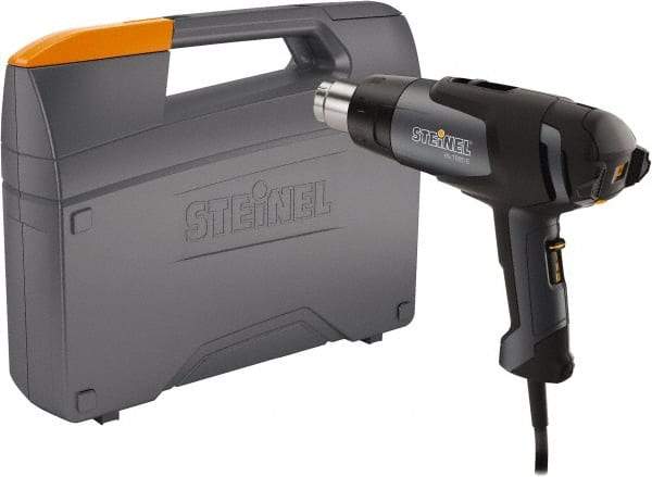 Steinel - 120 to 1,100°F Heat Setting, 4 to 13 CFM Air Flow, Heat Gun - 120 Volts, 13.2 Amps, 1,500 Watts, 6' Cord Length - Benchmark Tooling