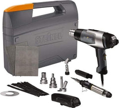 Steinel - 120 to 1,200°F Heat Setting, 4 to 13 CFM Air Flow, Heat Gun Kit - 120 Volts, 13.5 Amps, 1,600 Watts, 6' Cord Length - Benchmark Tooling