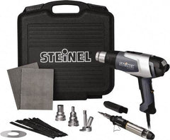 Steinel - 120 to 1,200°F Heat Setting, 4 to 13 CFM Air Flow, Heat Gun Kit - 120 Volts, 13.5 Amps, 1,600 Watts, 6' Cord Length - Benchmark Tooling