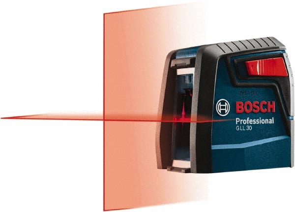 Bosch - 2 Beam 30' Max Range Self Leveling Cross Line Laser - Benchmark Tooling