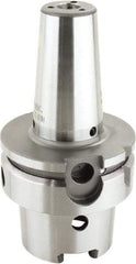 Lyndex - 1/4" Hole Diam, HSK63A Taper Shank Shrink Fit Tool Holder & Adapter - 3.15" Projection, 0.79" Nose Diam, Through Coolant - Exact Industrial Supply