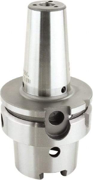 Lyndex - 0.4724" Hole Diam, HSK63A Taper Shank Shrink Fit Tool Holder & Adapter - 4.7244" Projection, 0.9449" Nose Diam, Through Coolant - Exact Industrial Supply