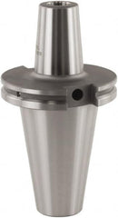 Lyndex - 1/2" Hole Diam, CAT50 Taper Shank Shrink Fit Tool Holder & Adapter - 3.15" Projection, 0.94" Nose Diam, Through Coolant - Exact Industrial Supply