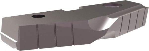 Allied Machine and Engineering - 3-1/2" Diam x 7/16" Thick, Seat Code 6, 144° Included Angle Spade Drill Insert - TiAlN Coated, Cobalt, Grade Super Cobalt, Series T-A - Benchmark Tooling