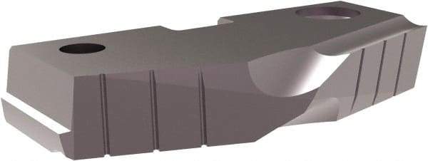 Allied Machine and Engineering - 2-7/8" Diam x 7/16" Thick, Seat Code 5, 144° Included Angle Spade Drill Insert - TiN Coated, Cobalt, Grade Super Cobalt, Series T-A - Benchmark Tooling