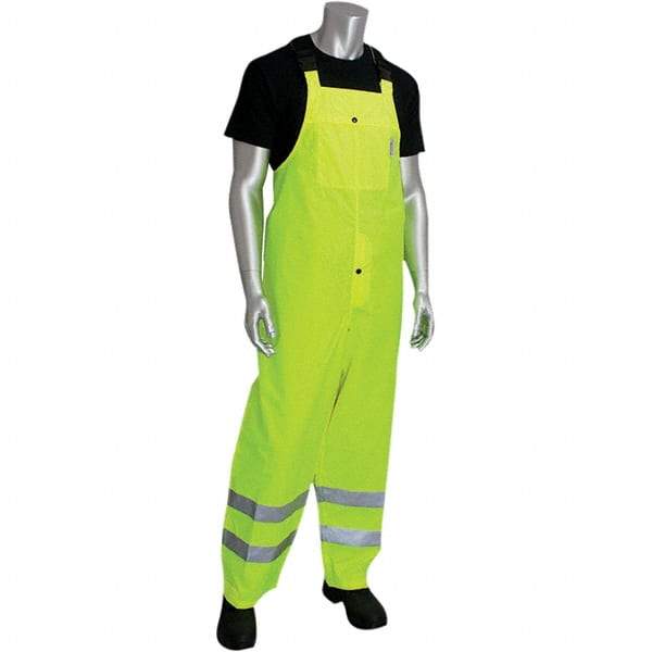 PIP - Size L, High Visibility Yellow, Waterproof Bib Overall - 1 Pocket - Benchmark Tooling