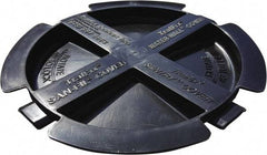 VizCon - 1" High x 8" Long x 8" Wide Barrier Fill Cap - Uncoated, Black, Use with 45032-O, 45032-W - Benchmark Tooling