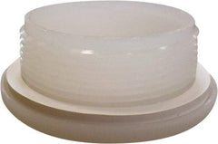 VizCon - 2" High x 2" Long x 2" Wide Barrier Drain Plug - Uncoated, White, Use with 45032-O, 45032-W - Benchmark Tooling