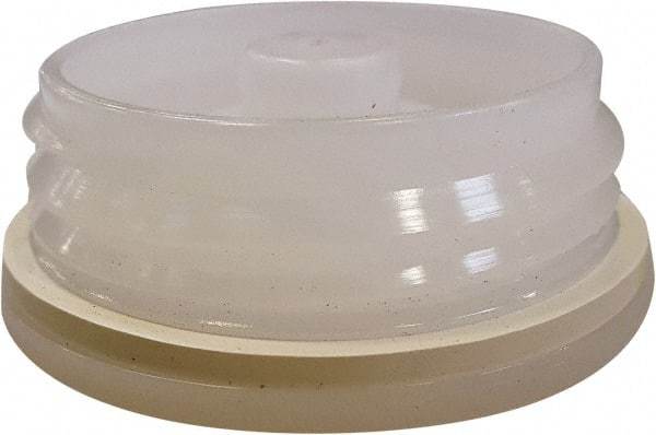 VizCon - 2" High x 2" Long x 2" Wide Barrier Drain Plug - Uncoated, White, Use with 45032-O, 45032-W - Benchmark Tooling