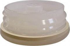 VizCon - 2" High x 2" Long x 2" Wide Barrier Drain Plug - Uncoated, White, Use with 45032-O, 45032-W - Benchmark Tooling