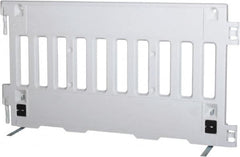 VizCon - 38" High x 6' Max Width Barrier - Polyethylene, White - Benchmark Tooling