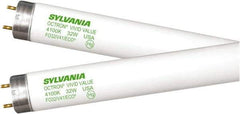 SYLVANIA - 32 Watt Fluorescent Tubular Medium Bi-Pin Lamp - 5,000°K Color Temp, 2,500 Lumens, T8, 22,000 hr Avg Life - Benchmark Tooling