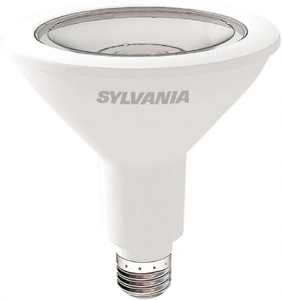 SYLVANIA - 13 Watt LED Flood/Spot Medium Screw Lamp - 3,000°K Color Temp, 1050 Lumens, Shatter Resistant, PAR38, 25,000 hr Avg Life - Benchmark Tooling