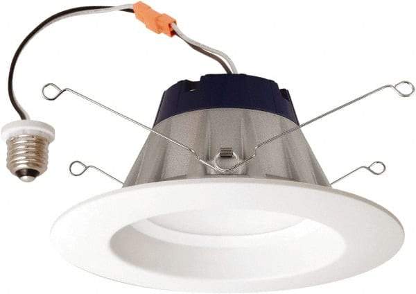 SYLVANIA - 7.3" Long x 4.85" Wide LED Downlight - 13 Watt, IC Rated, Recessed Housing - Benchmark Tooling