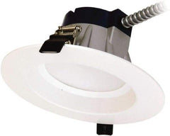 SYLVANIA - 7.36" Long x 5.43" Wide LED Downlight - 13 Watt, IC Rated, Recessed Housing - Benchmark Tooling