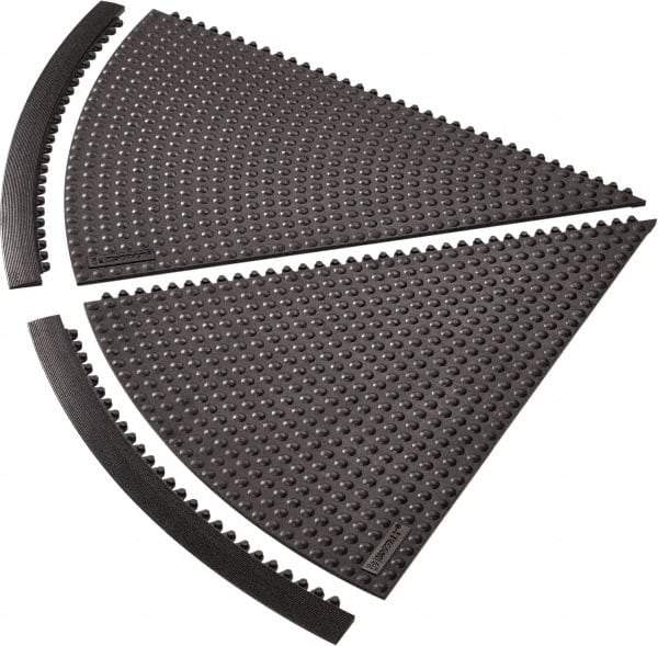 Notrax - 3' Long x 28" Wide x 5/8" Thick, Anti-Fatigue Modular Matting Tiles - 4 Interlocking Sides, Black, For Dry Areas, Series 435 - Benchmark Tooling