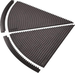 Notrax - 3' Long x 28" Wide x 5/8" Thick, Anti-Fatigue Modular Matting Tiles - 4 Interlocking Sides, Black, For Dry Areas, Series 433 - Benchmark Tooling