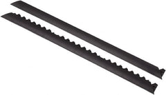 Notrax - 3' Long x 2" Wide x 5/8" Thick, Anti-Fatigue Modular Matting Tiles - Female, 4 Interlocking Sides, Black, For Dry Areas, Series 461 - Benchmark Tooling