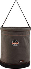 Ergodyne - 1 Pocket Gray Canvas Tool Bucket - 16" Wide x 16" Deep x 20" High - Benchmark Tooling