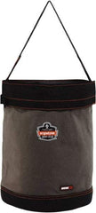 Ergodyne - 1 Pocket Gray & Black Canvas Tool Bucket - 16" Wide x 16" Deep x 20" High - Benchmark Tooling