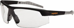 Ergodyne - Indoor/Outdoor Lenses, Framed Safety Glasses - Scratch Resistant, Matte Black Nylon Frame, Size Universal, Wrap Around - Benchmark Tooling