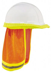 Ergodyne - Size 32", High Visibility Elastic Neck Protector - Orange Solid & Stripes Pattern, Polyester - Benchmark Tooling