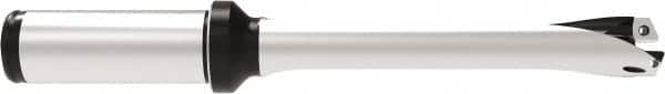 Allied Machine and Engineering - Series 16, 16 to 16.99mm Diam, 3/4" Diam Straight Shank with Flange, Straight Flute Spade Drill - 2-1/67" Max Depth, 5-11/32" OAL, Standard Length, Through Coolant - Benchmark Tooling