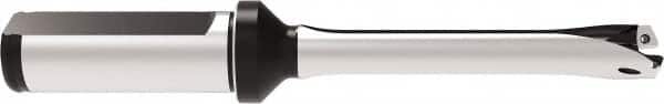 Allied Machine and Engineering - Series 13, 13 to 13.99mm Diam, 3/4" Diam Straight Shank with Flange, Straight Flute Spade Drill - 1-61/93" Max Depth, 4-43/51" OAL, Standard Length, Through Coolant - Benchmark Tooling
