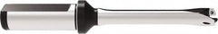 Allied Machine and Engineering - Series 13, 13 to 13.99mm Diam, 3/4" Diam Straight Shank with Flange, Straight Flute Spade Drill - 1-61/93" Max Depth, 4-43/51" OAL, Standard Length, Through Coolant - Benchmark Tooling