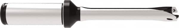 Allied Machine and Engineering - Series 13, 13 to 13.99mm Diam, 3/4" Diam Straight Shank with Flange, Straight Flute Spade Drill - 2-49/64" Max Depth, 5-15/16" OAL, Standard Length, Through Coolant - Benchmark Tooling