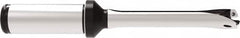 Allied Machine and Engineering - Series 13, 13 to 13.99mm Diam, 3/4" Diam Straight Shank with Flange, Straight Flute Spade Drill - 2-49/64" Max Depth, 5-15/16" OAL, Standard Length, Through Coolant - Benchmark Tooling