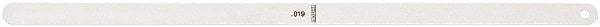 Starrett - Feeler Gages   Thickness (Decimal Inch): 0.0190    Leaf Length (Inch): 12 - Benchmark Tooling