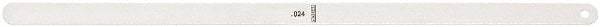 Starrett - Feeler Gages   Thickness (Decimal Inch): 0.0240    Leaf Length (Inch): 12 - Benchmark Tooling