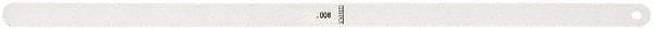 Starrett - Feeler Gages   Thickness (Decimal Inch): 0.0080    Leaf Length (Inch): 12 - Benchmark Tooling