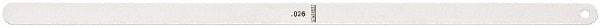 Starrett - Feeler Gages   Thickness (Decimal Inch): 0.0260    Leaf Length (Inch): 12 - Benchmark Tooling