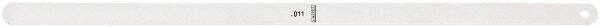 Starrett - Feeler Gages   Thickness (Decimal Inch): 0.0110    Leaf Length (Inch): 12 - Benchmark Tooling