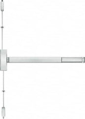 Stanley - Left & Right Hand, Surface Vertical Rod - Satin Stainless Steel Finish, 28 to 36" Door Width, Grade 1 - Benchmark Tooling