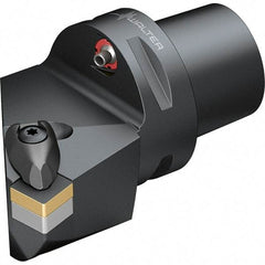 Walter - 0° Lead Angle, Indexable Turning Toolholder - 107.6mm OAL, Series DSKN-CAPTO-AUSSEN - Benchmark Tooling