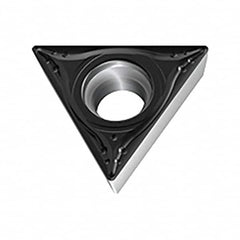 Walter - TPGT MM4 Grade WSM01 Turning Insert - TiAlN+Al2O3+(ZrN) Finish, 60° Triangle, 6.35mm Inscr Circle, 2.38mm Thick, 0.4mm Corner Radius - Benchmark Tooling