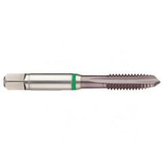 M2x0.40 6H 3-Flute Cobalt Green Ring Spiral Point Plug Tap-TiCN - Benchmark Tooling