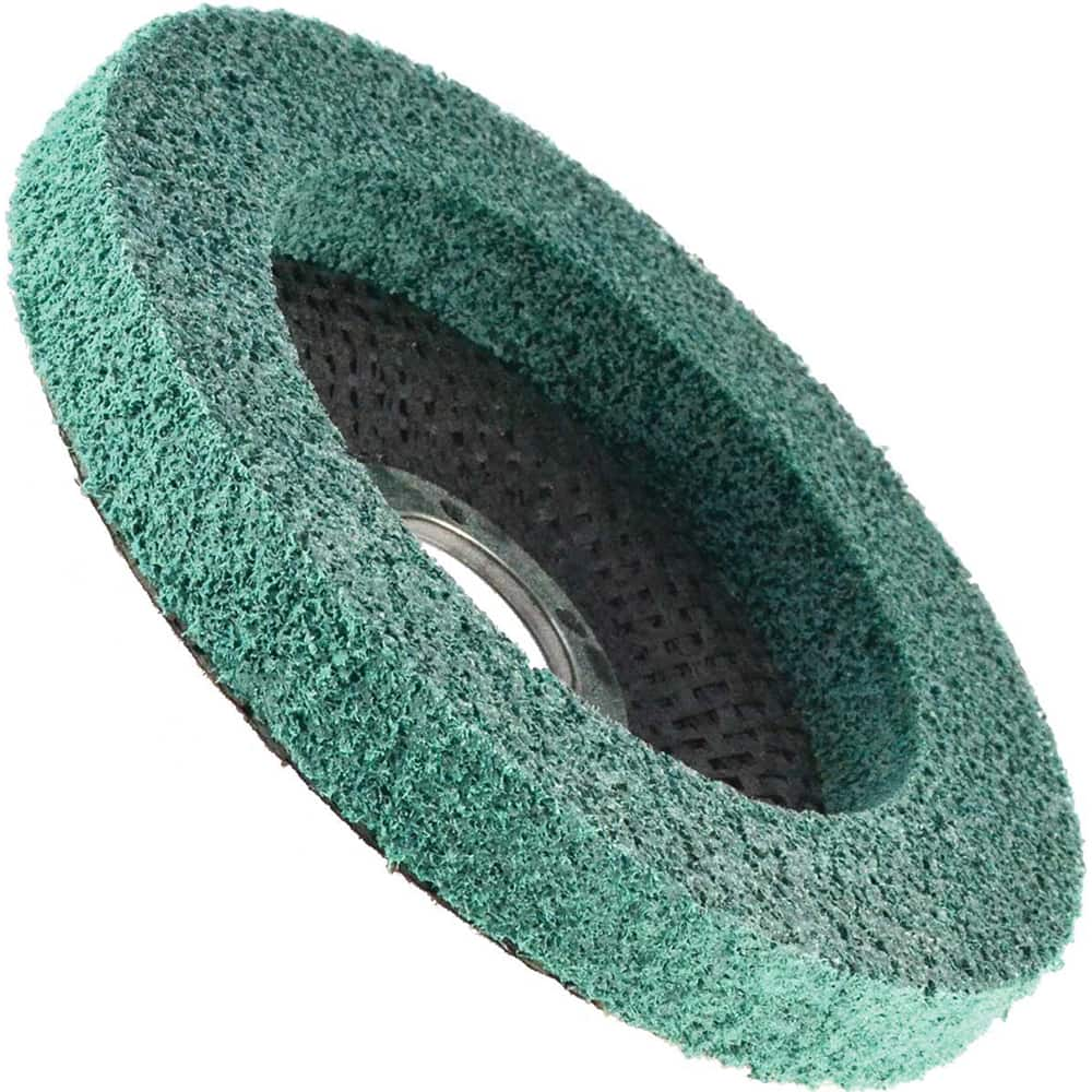 Superior Abrasives - Deburring Wheels; Wheel Type: Unitized ; Wheel Diameter (Inch): 4-1/2 ; Center Hole Size (Inch): 7/8 ; Abrasive Material: Silicon Carbide ; Grade: Very Fine ; Density: 2 - Exact Industrial Supply