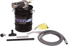 Guardair - 10 Gal Steel Tank, Air Powered Wet/Dry Vacuum - 5 Peak hp, 10' Hose Fitting, Cordless, Cartridge Filter - Benchmark Tooling