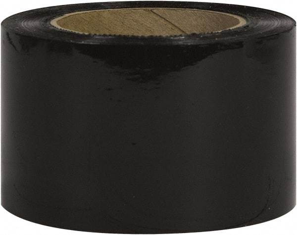 Made in USA - 3" x 1,000' 80 Gauge Black Bunding Stretch Film - Benchmark Tooling